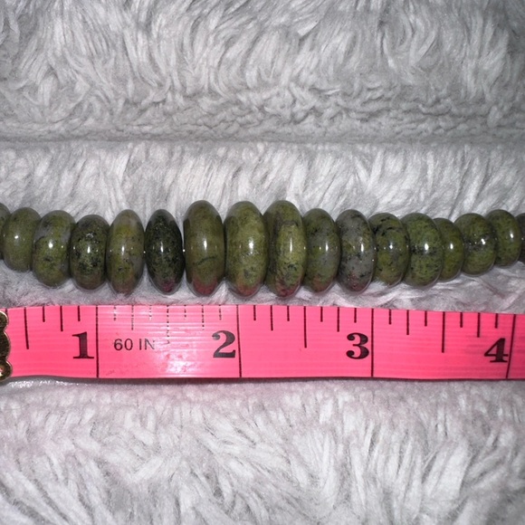 Forest Night Green epidote bead necklace by Jay King - Picture 12 of 14